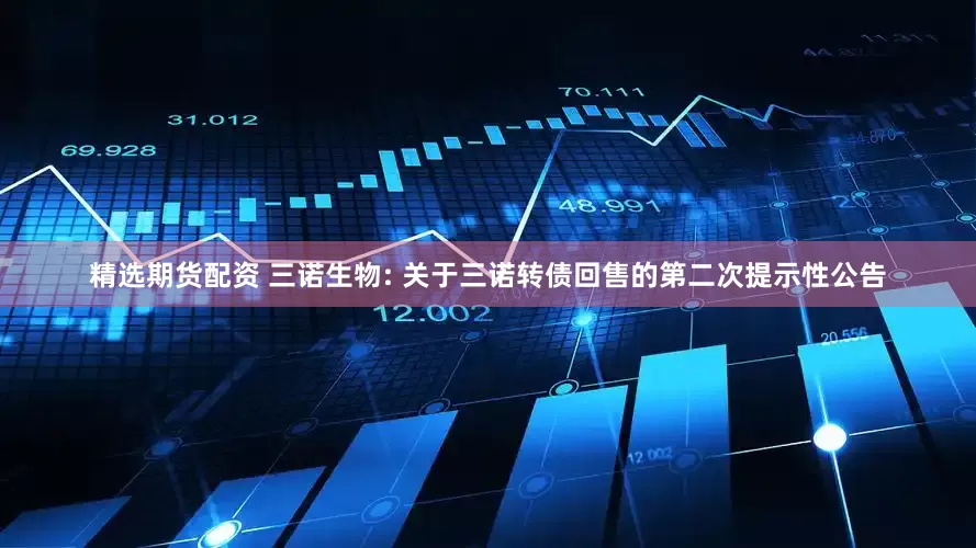 精选期货配资 三诺生物: 关于三诺转债回售的第二次提示性公告