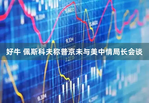 好牛 佩斯科夫称普京未与美中情局长会谈